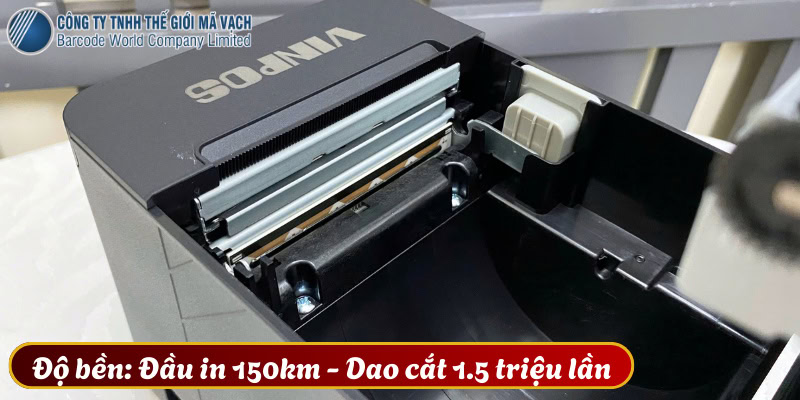 Vinpos VP-K80UE có tuổi thọ đầu in 150km và dao cắt 1.5 triệu lần Vinpos VP-K80UE có tuổi thọ đầu in 150km và dao cắt 1.5 triệu lần