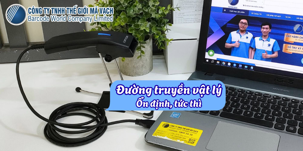 Máy quét mã vạch có dây ổn đinh và tức thì Máy quét mã vạch có dây ổn đinh và tức thì