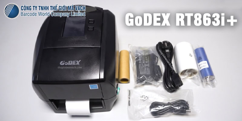 GoDEX RT863i+ giải pháp in tem mật độ cao GoDEX RT863i+ giải pháp in tem mật độ cao