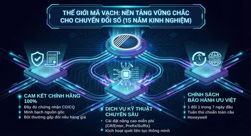 Lý do mua máy quét mã vạch Honeywell tại Thế Giới Mã Vạch Lý do mua máy quét mã vạch Honeywell tại Thế Giới Mã Vạch
