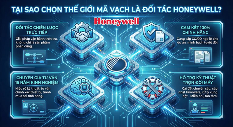 Thế Giới Mã Vạch phân phối máy quét Honeywell chính hãng Thế Giới Mã Vạch phân phối máy quét Honeywell chính hãng