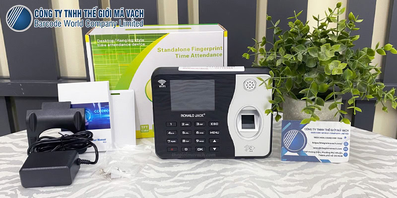 Ronald Jack 4800 WIFI giải pháp chấm công không dây toàn diện Ronald Jack 4800 WIFI giải pháp chấm công không dây toàn diện