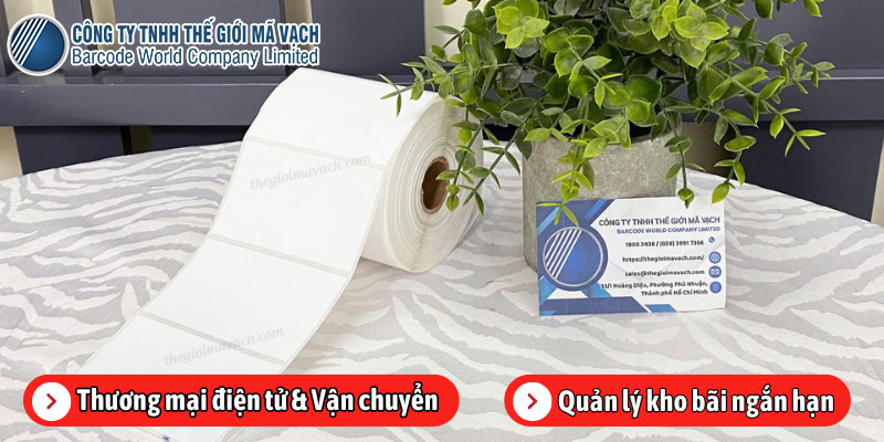 Ứng dụng của decal nhiệt 85x50mm Ứng dụng của decal nhiệt 85x50mm