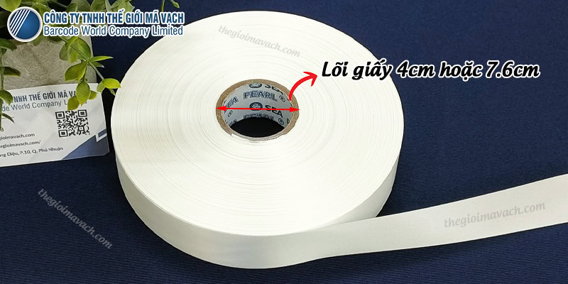 Cuộn Satin PS001 30mm lõi 40 hoặc 76mm Cuộn Satin PS001 30mm lõi 40 hoặc 76mm