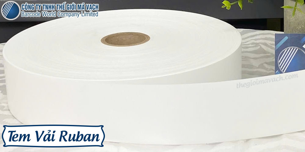 Hình ảnh thực tế tem vải Ruban Hình ảnh thực tế tem vải Ruban