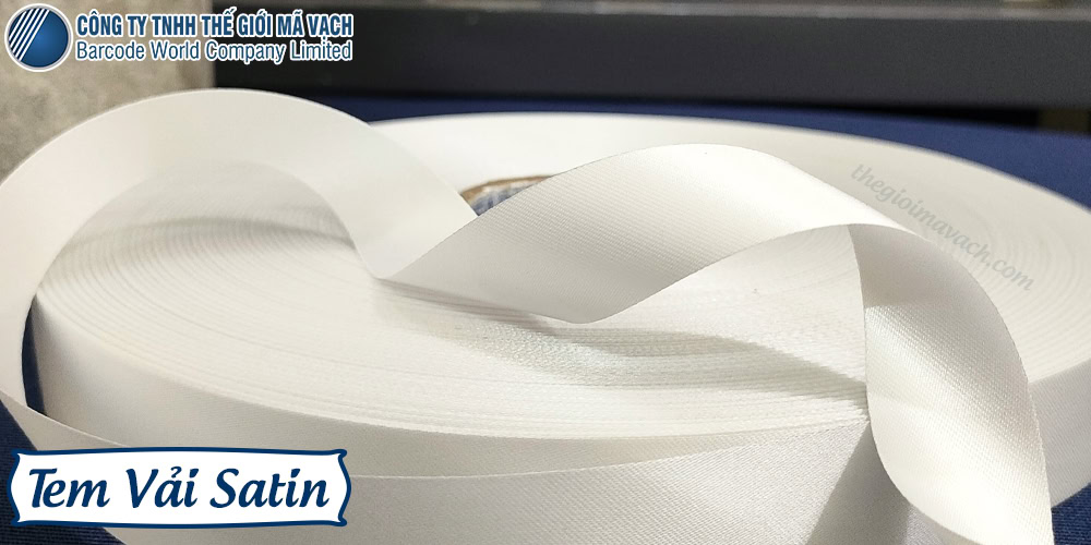 Minh họa thực tế nhãn vải Satin Minh họa thực tế nhãn vải Satin
