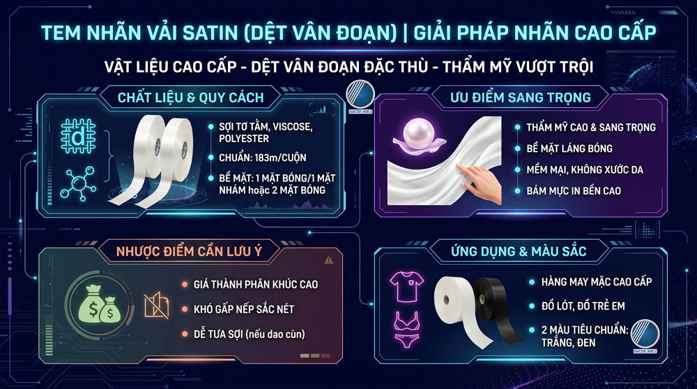 Phân tích chuyên sâu chất liệu Satin trong ngành nhãn may mặc cao cấp Phân tích chuyên sâu chất liệu Satin trong ngành nhãn may mặc cao cấp