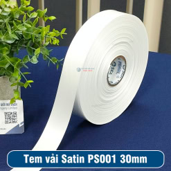 Tem vải satin PS001 3cm
