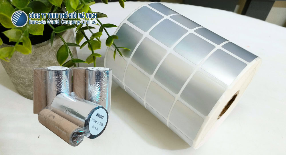 Tem decal xi bạc 25x25mmx4 tương thích mực in resin Tem decal xi bạc 25x25mmx4 tương thích mực in resin