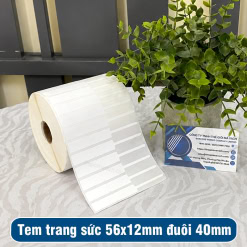 Tem trang sức 56x12mm đuôi 40mm chính hãng, giá tốt