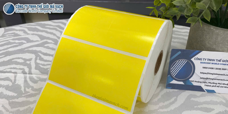 Decal 50x50mmx2 có màu vàng nổi bật Decal 50x50mmx2 có màu vàng nổi bật