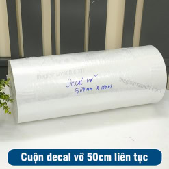 Cuộn decal vỡ 500mm liên tục