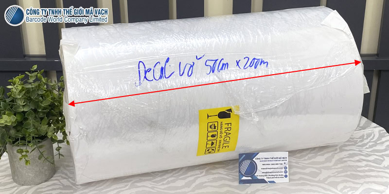 Decal vỡ 50cm liên tục cuộn 200m Decal vỡ 50cm liên tục cuộn 200m