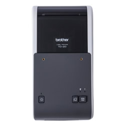 Máy in nhãn Brother TD-2310D giao tiếp qua nút ấn
