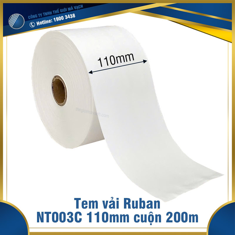 Tem vải Ruban NT003C 110mmx200m