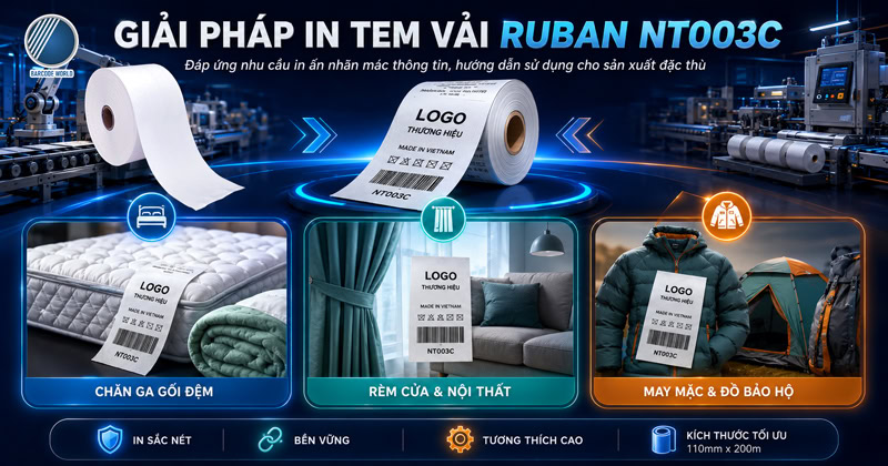 Ứng dụng đa dạng của cuộn tem ruban NT003C 11cm Ứng dụng đa dạng của cuộn tem ruban NT003C 11cm