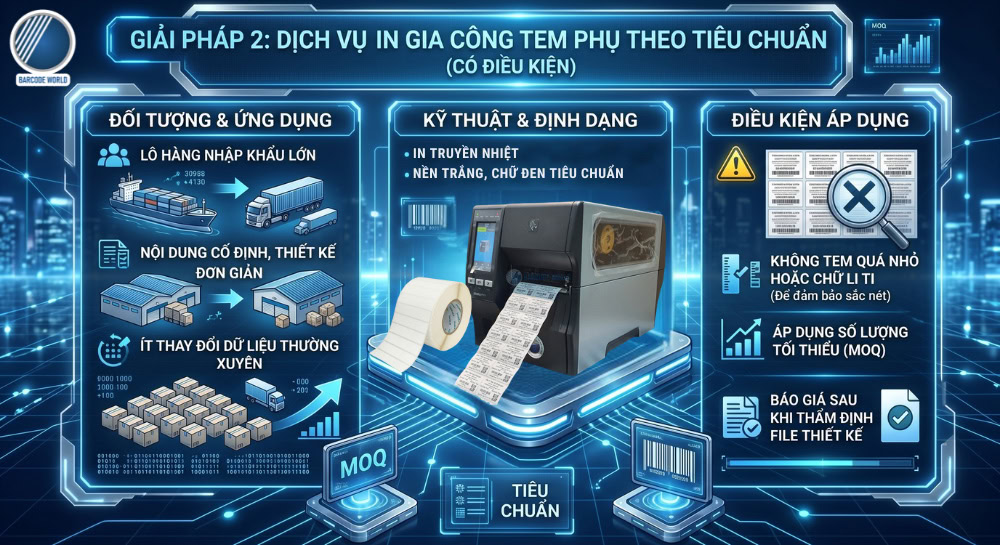 Dịch vụ in gia công tem phụ hàng nhập khẩu tại Thế Giới Mã Vạch Dịch vụ in gia công tem phụ hàng nhập khẩu tại Thế Giới Mã Vạch