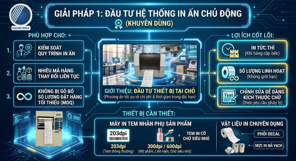 Giải pháp đầu tư máy in tem phụ chủ động Giải pháp đầu tư máy in tem phụ chủ động