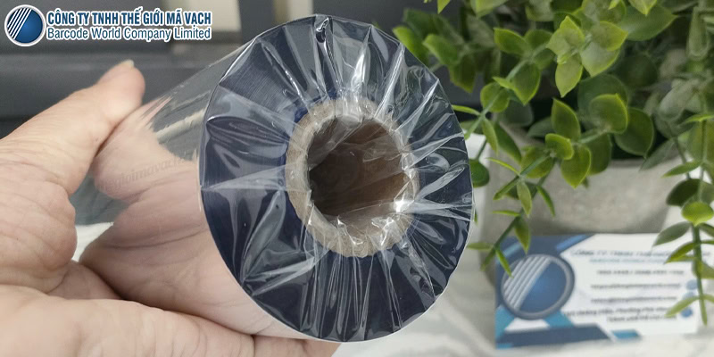 Mực wax resin 160mmx300m màu xanh dương tương phản tốt Mực wax resin 160mmx300m màu xanh dương tương phản tốt