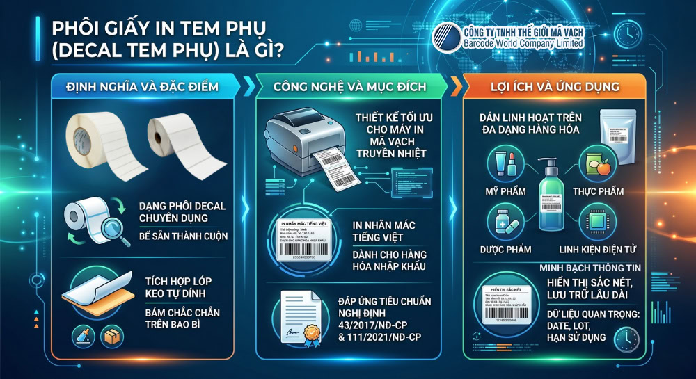 Phôi giấy in tem phụ (Decal tem phụ) là gì? Phôi giấy in tem phụ (Decal tem phụ) là gì?