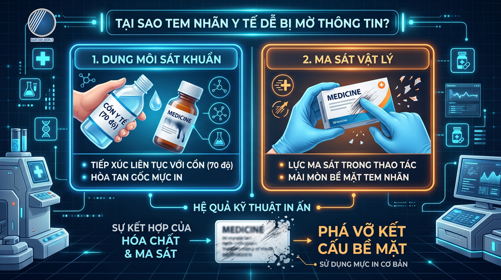 2 nguyên nhân tem nhãn y tế tại nhà thuốc và bệnh viện lại dễ bị mờ thông tin 2 nguyên nhân tem nhãn y tế tại nhà thuốc và bệnh viện lại dễ bị mờ thông tin