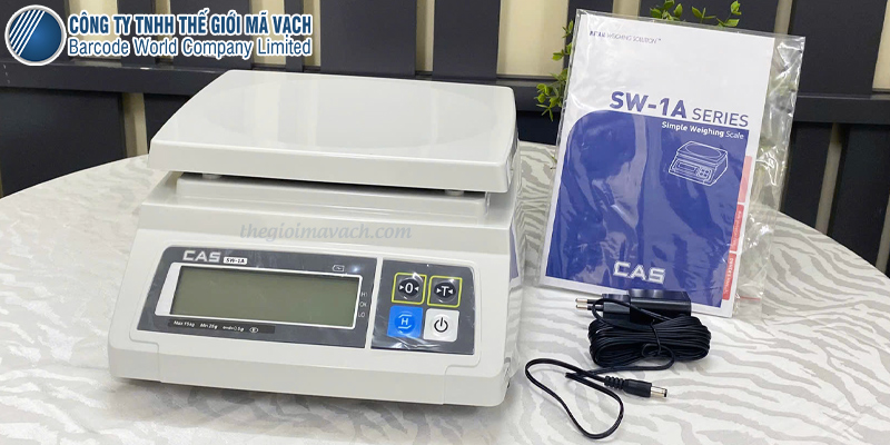 Cân điện tử CAS SW-1A dòng cơ bản, pin vượt trội Cân điện tử CAS SW-1A dòng cơ bản, pin vượt trội