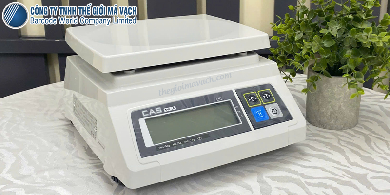 Cân điện tử CAS SW-1A nguồn điện kép, pin 400 giờ Cân điện tử CAS SW-1A nguồn điện kép, pin 400 giờ