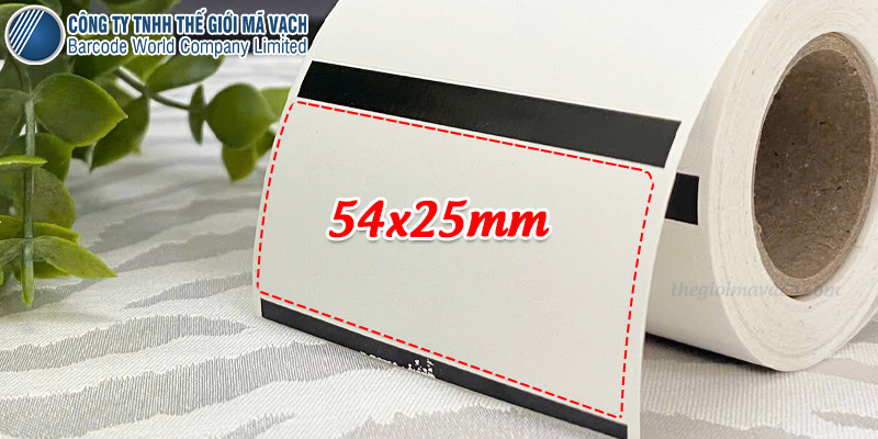 Decal nhiệt quy cách rộng 54mm cao 25mm Decal nhiệt quy cách rộng 54mm cao 25mm