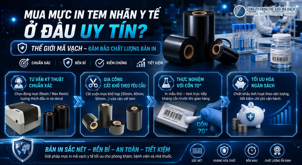 Mua mực in tem nhãn y tế uy tín, đảm bảo chất lượng bản in Mua mực in tem nhãn y tế uy tín, đảm bảo chất lượng bản in