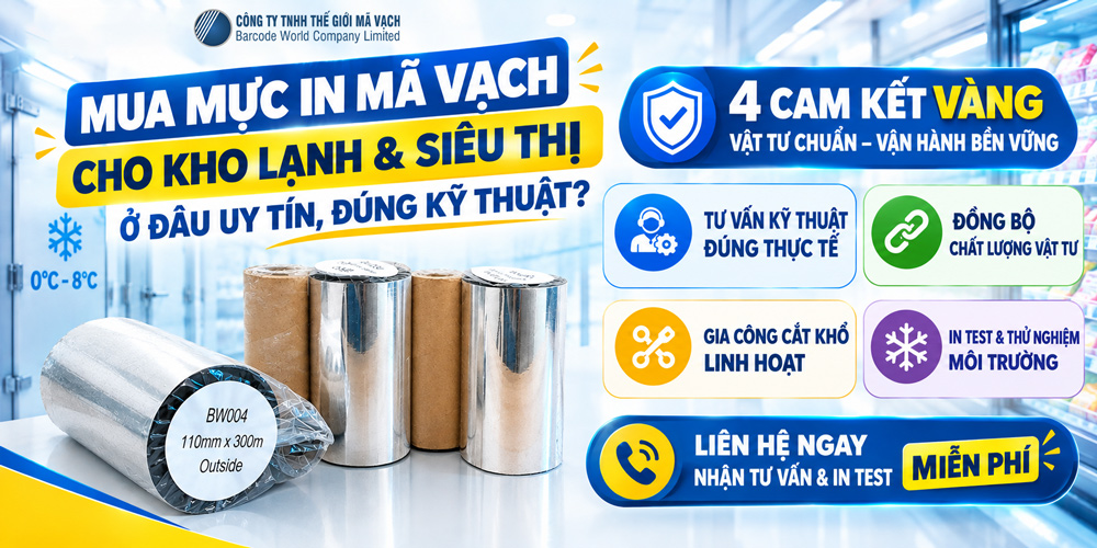 Mua mực in mã vạch cho kho lạnh và siêu thị uy tín, đúng kỹ thuật Mua mực in mã vạch cho kho lạnh và siêu thị uy tín, đúng kỹ thuật