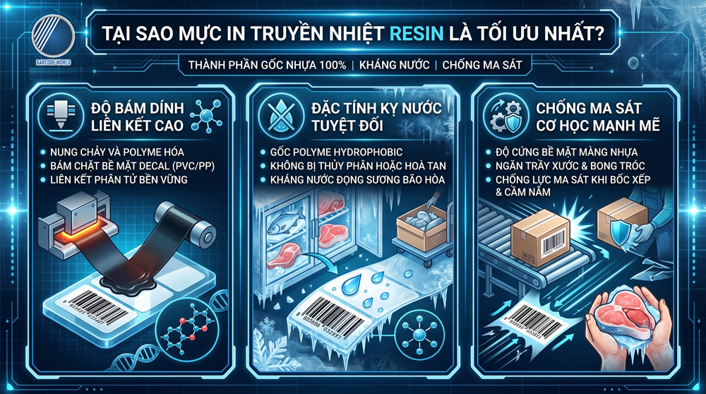 Mực in truyền nhiệt Resin là lựa chọn tối ưu nhất cho kho lạnh tiêu chuẩn Mực in truyền nhiệt Resin là lựa chọn tối ưu nhất cho kho lạnh tiêu chuẩn