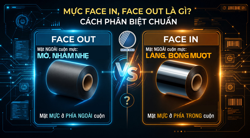Phân biệt mực Face In, Face Out