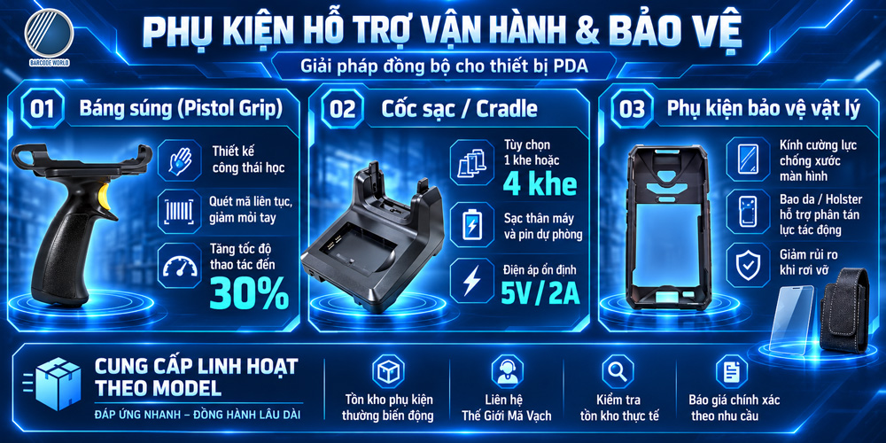 Phụ kiện hỗ trợ vận hành và bảo vệ Phụ kiện hỗ trợ vận hành và bảo vệ