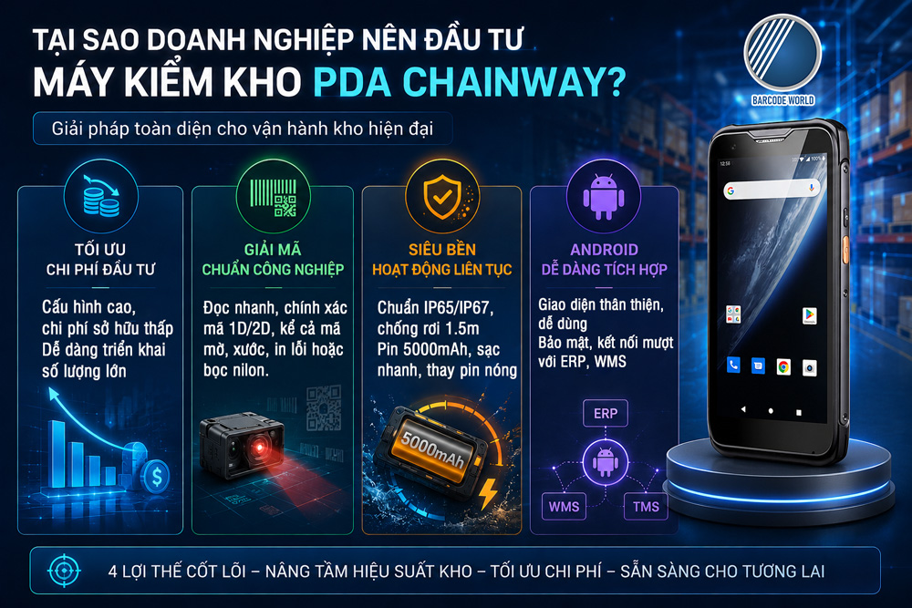 Tại sao doanh nghiệp nên sử udnjg máy kiểm kho PDA Chainway Tại sao doanh nghiệp nên sử udnjg máy kiểm kho PDA Chainway