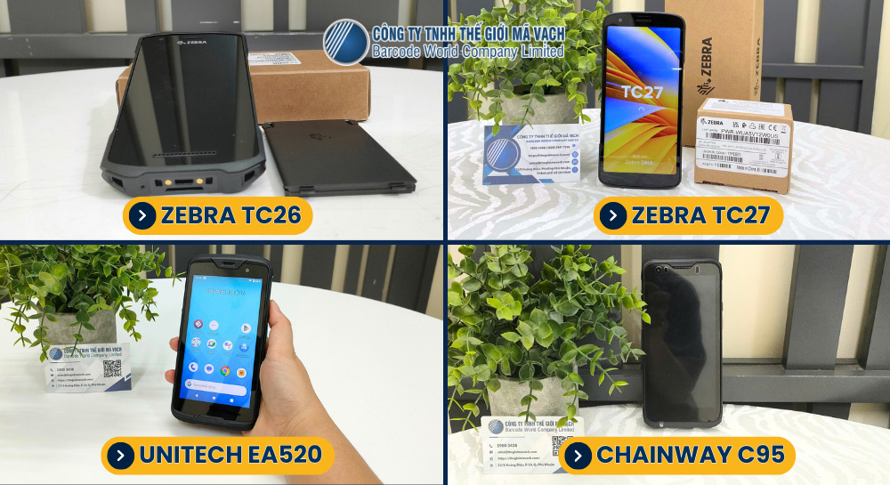 Top máy kiểm kho PDA Android phân khúc trung cấp Top máy kiểm kho PDA Android phân khúc trung cấp
